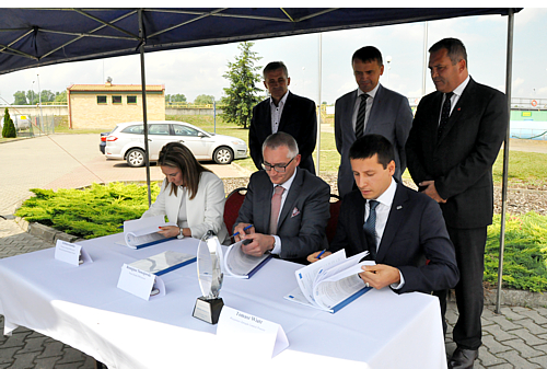 Podpisanie umowy na modernizację i rozbudowę oczyszczalni ścieków w Cielczy